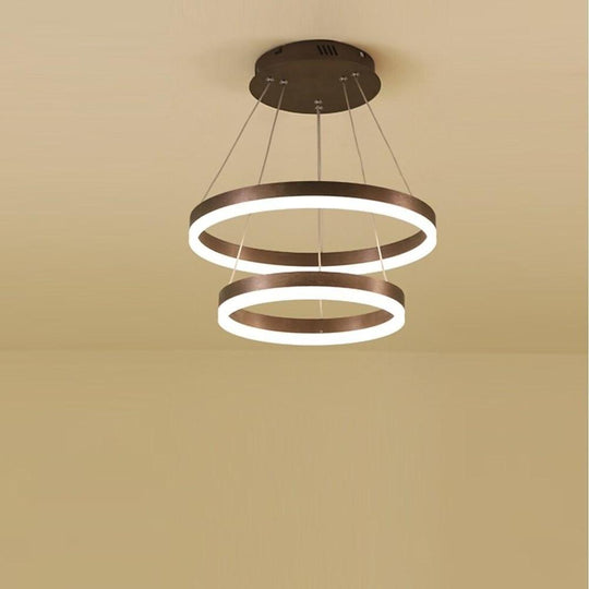 Circle LED Chandelier for Bedroom and Kitchen Ceiling