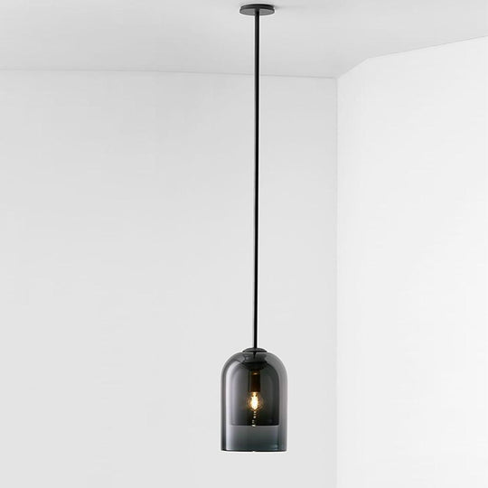 Industrial Electroplated Glass LED Pendant Light