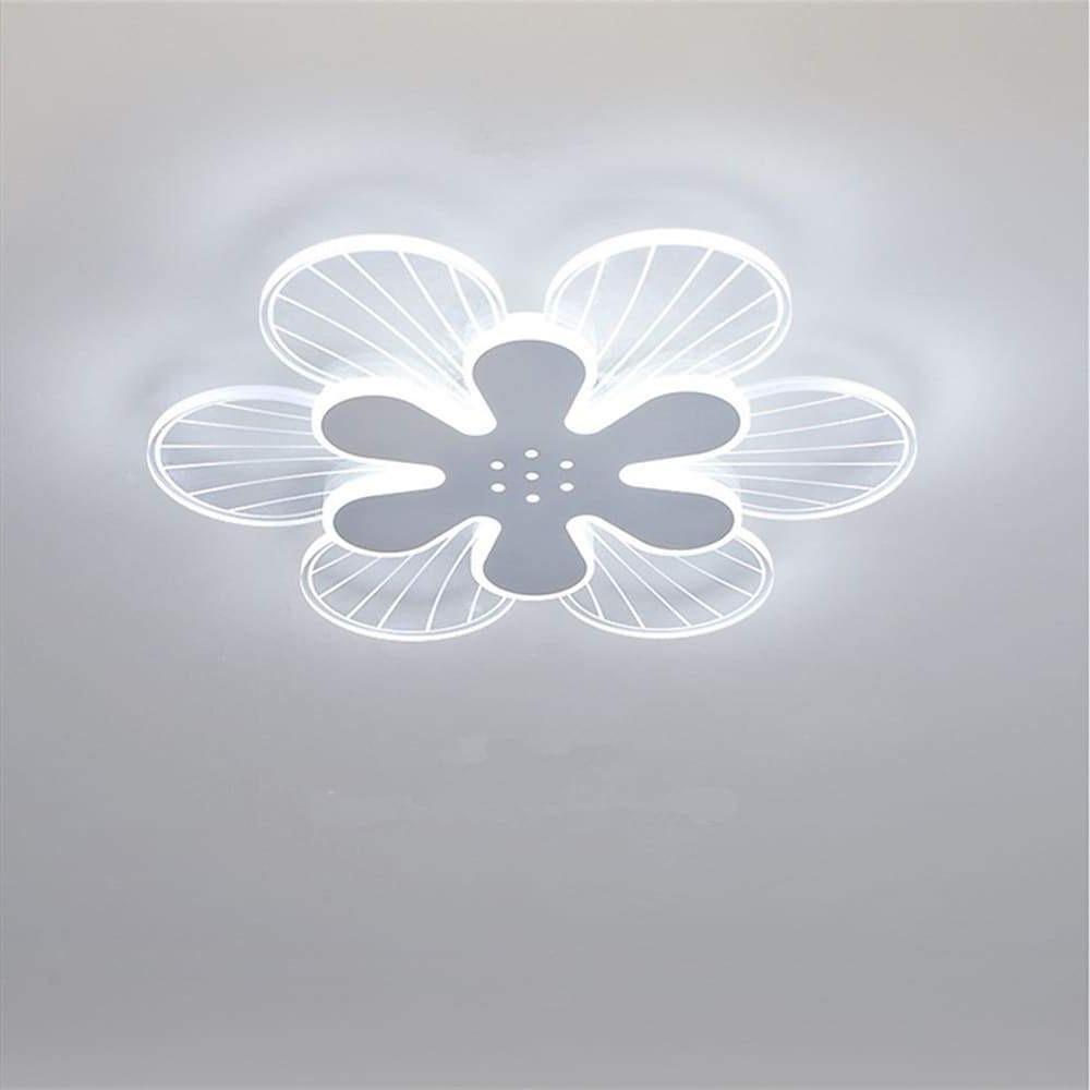 Flowers Shapes LED White Modern Ceiling Light – Flush Mount