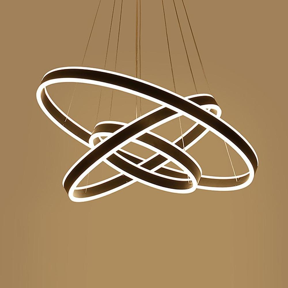 3 Circles Interweaved LED Modern Pendant Chandelier