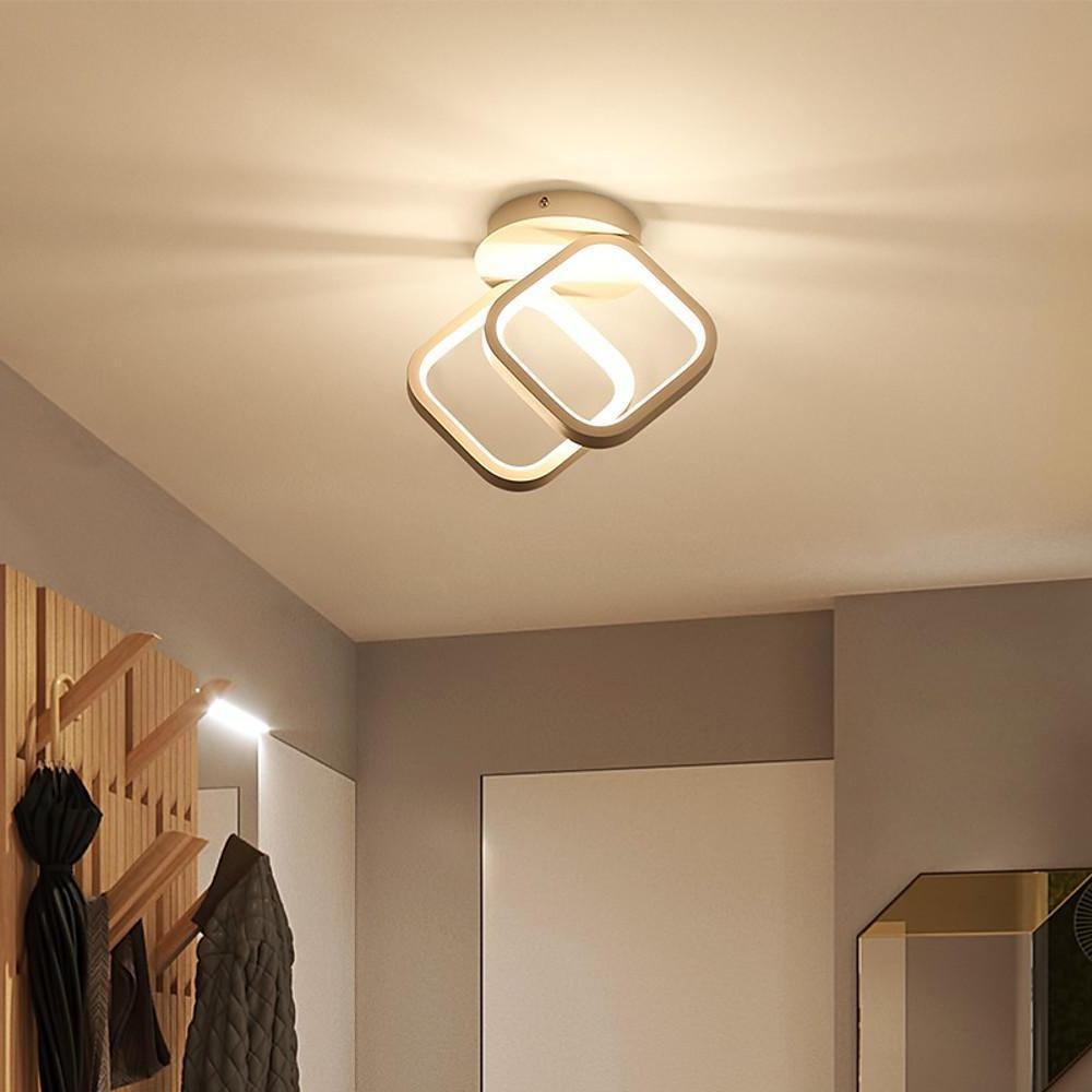2 Ring Minimalist LED Flush Mount Ceiling Light