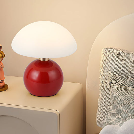 Touch Control Acrylic Mushroom Kids’ Lamp with Metal Ball Base