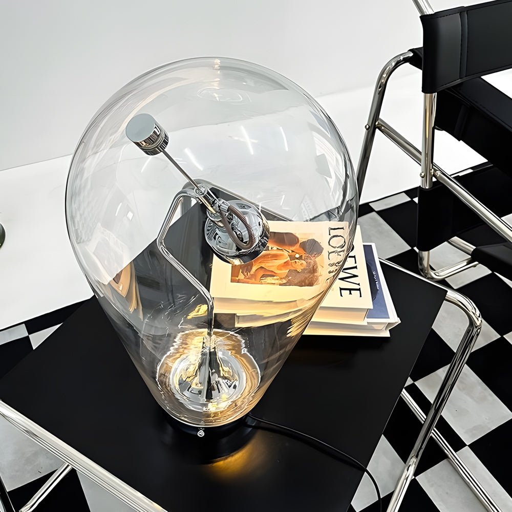Touch-Dimming Glass Bulb Home Office Desk Lamp with Magnetic Control