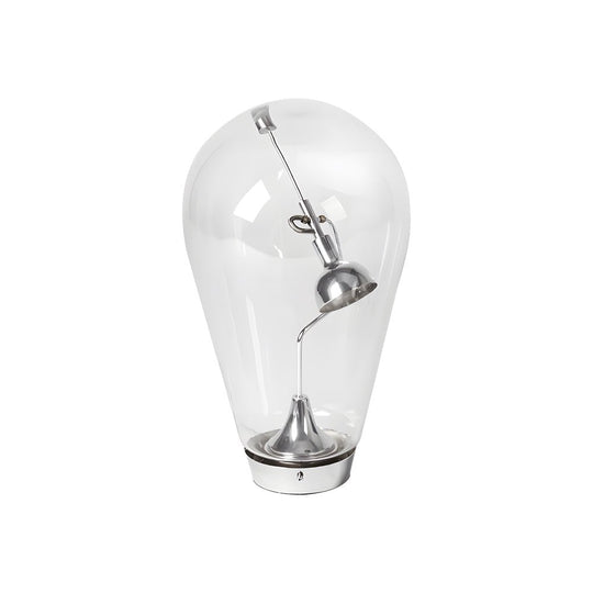 Touch-Dimming Glass Bulb Home Office Desk Lamp with Magnetic Control