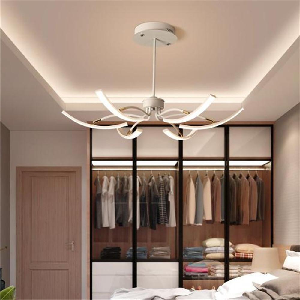 Flower Strips Dimmable LED Nordic Pendant Chandelier