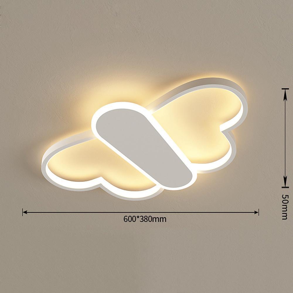 Cartoon Butterflies Shaped LED Dimmable Ceiling Light – With Remote Control