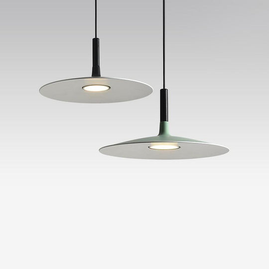 Flat Circular Industrial Pendant Light