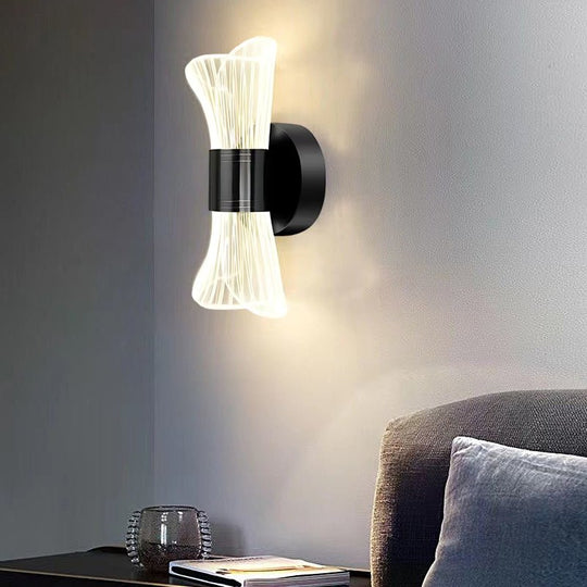 Trumpet Creative Up and Down LED Three Step Dimming Wall Lamp