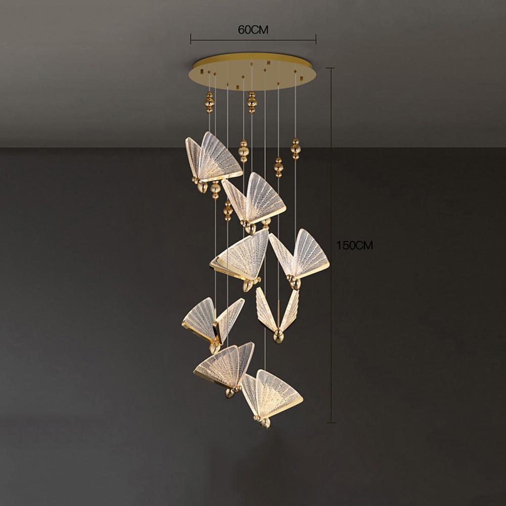 Butterfly Shaped Coastal LED Pendant Light