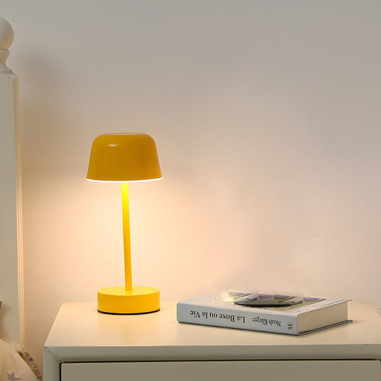 Tunable Metal Finish Hat-Style LED Table Lamp
