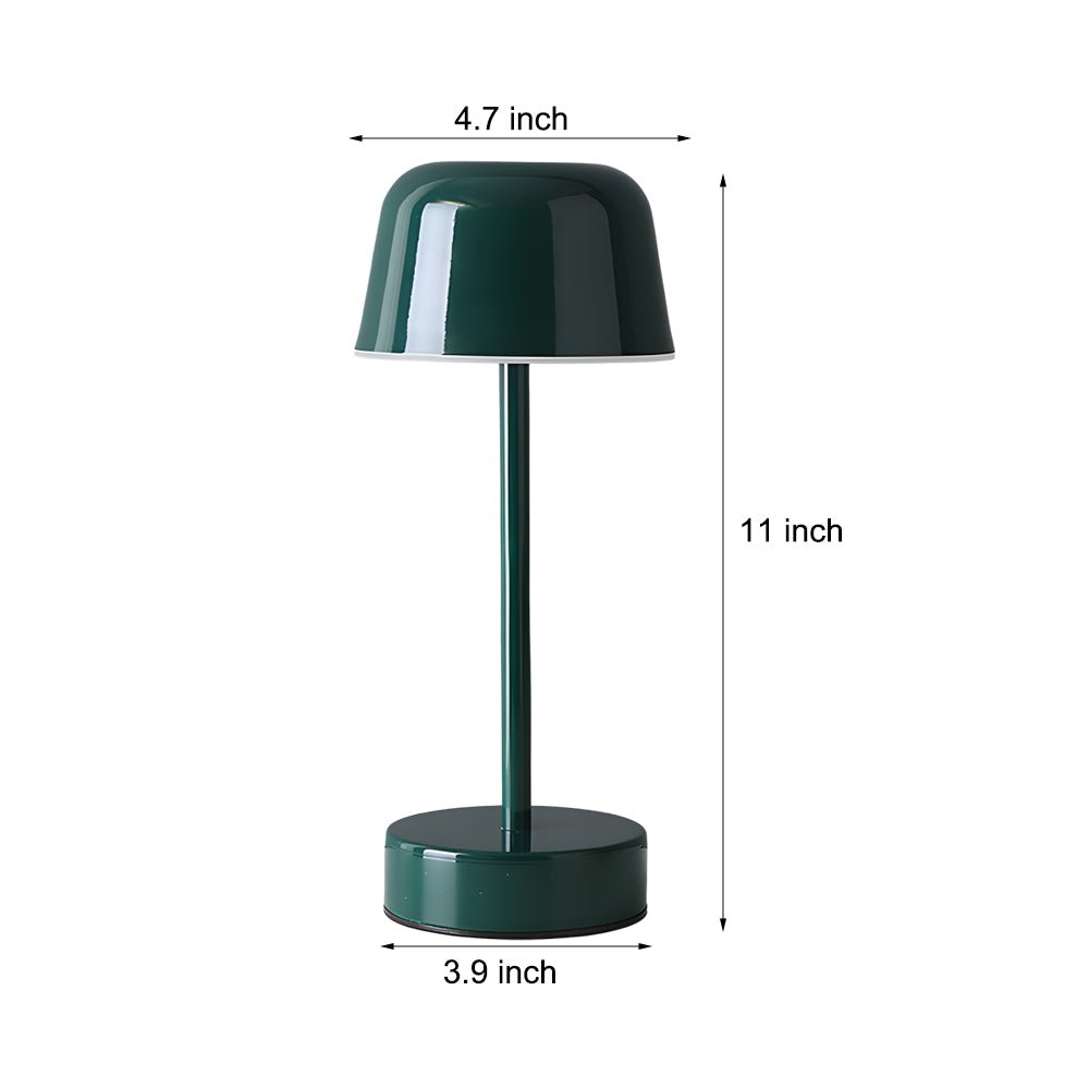 Tunable Metal Finish Hat-Style LED Table Lamp