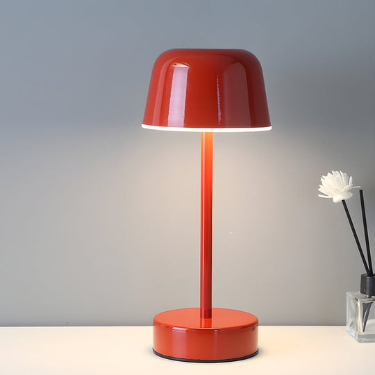 Tunable Metal Finish Hat-Style LED Table Lamp