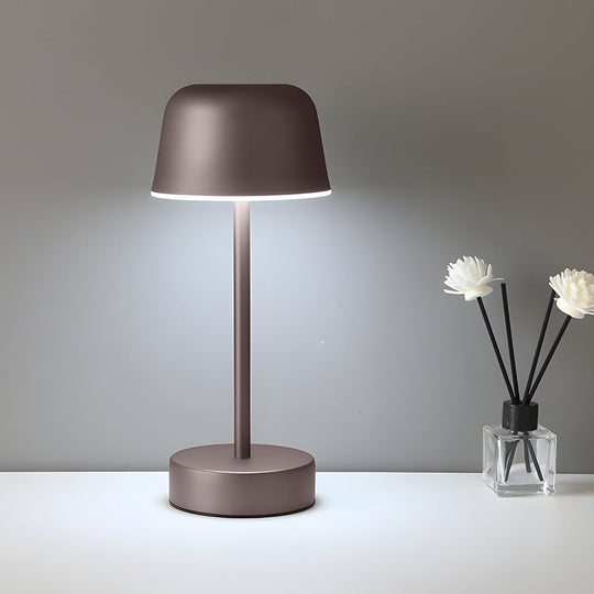 Tunable Metal Finish Hat-Style LED Table Lamp