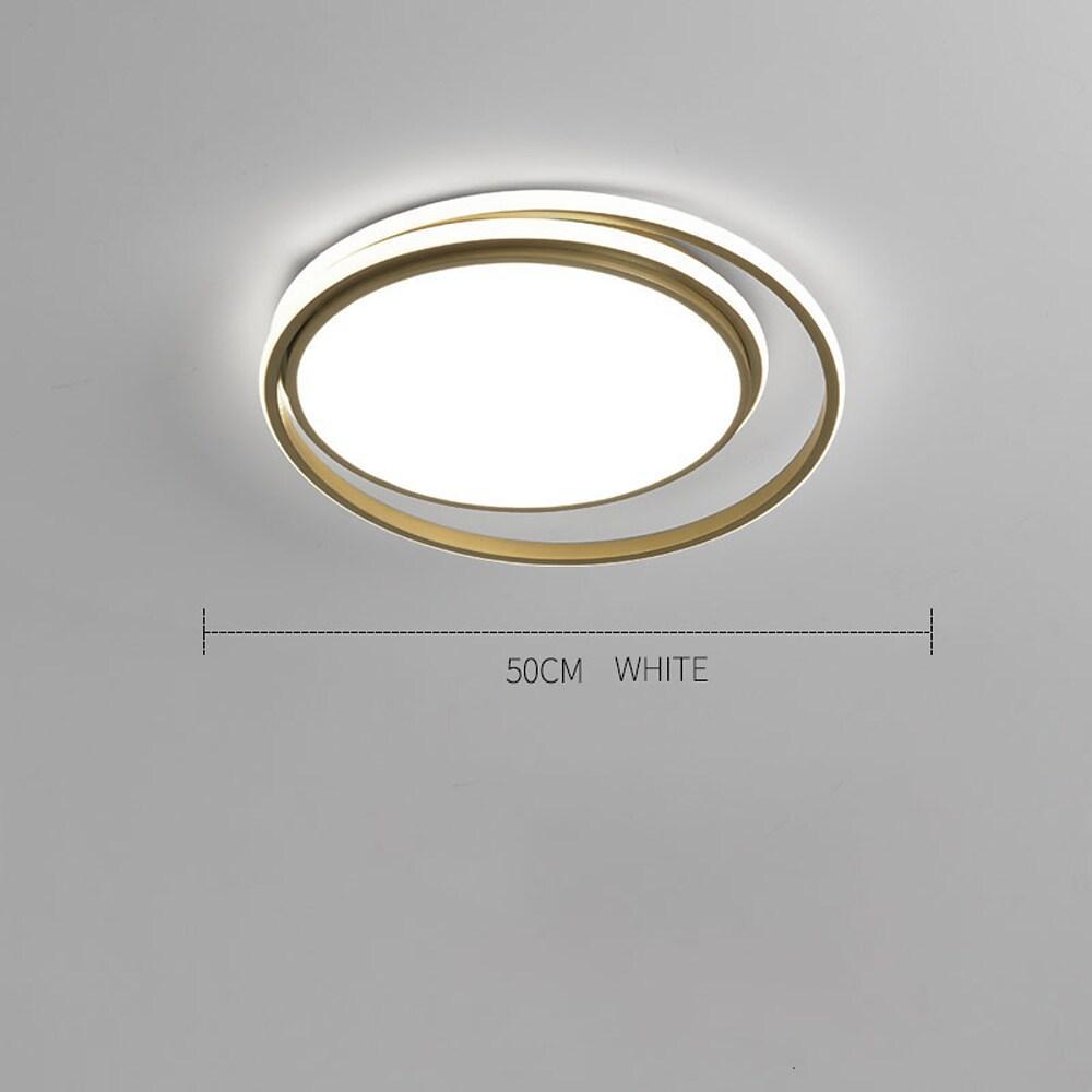 Circular Modern Acrylic LED Flush Mount Ceiling Light