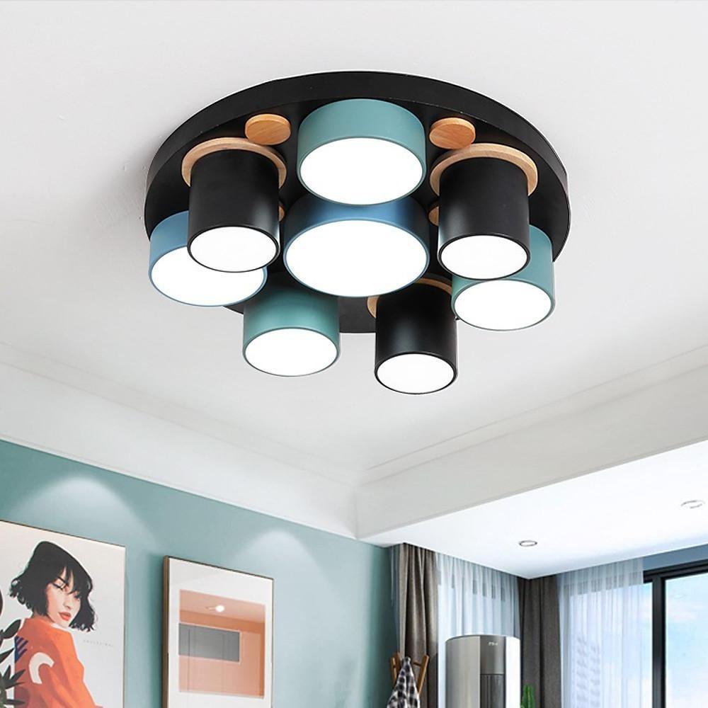 Rounded Cylindrical LED Ceiling Light – Modern Flush Mount Lighting
