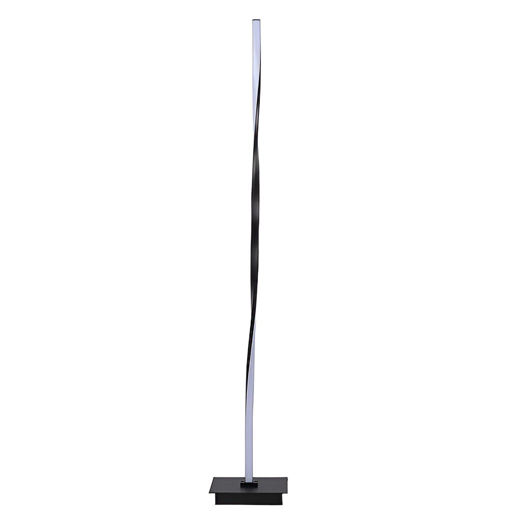 49'' Modern Twisted LED Floor Lamp with Remote & App Control