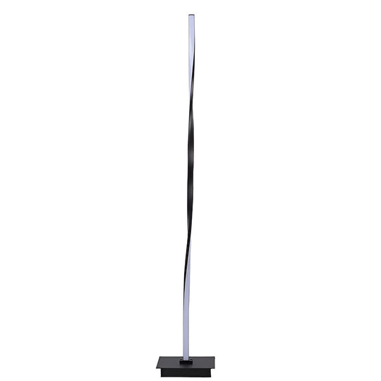 49'' Modern Twisted LED Floor Lamp with Remote & App Control