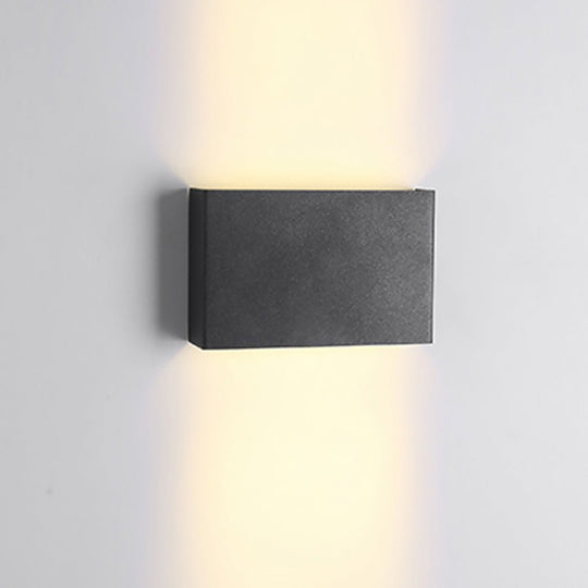 Gorgeous LED Up Down Exterior Lights Modern Outdoor Wall Lighting