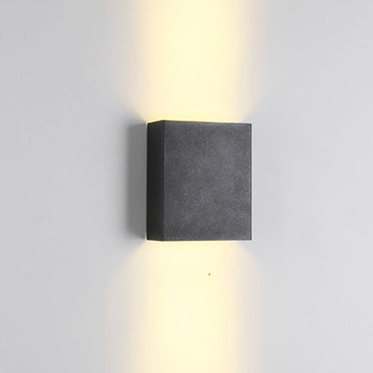 Gorgeous LED Up Down Exterior Lights Modern Outdoor Wall Lighting