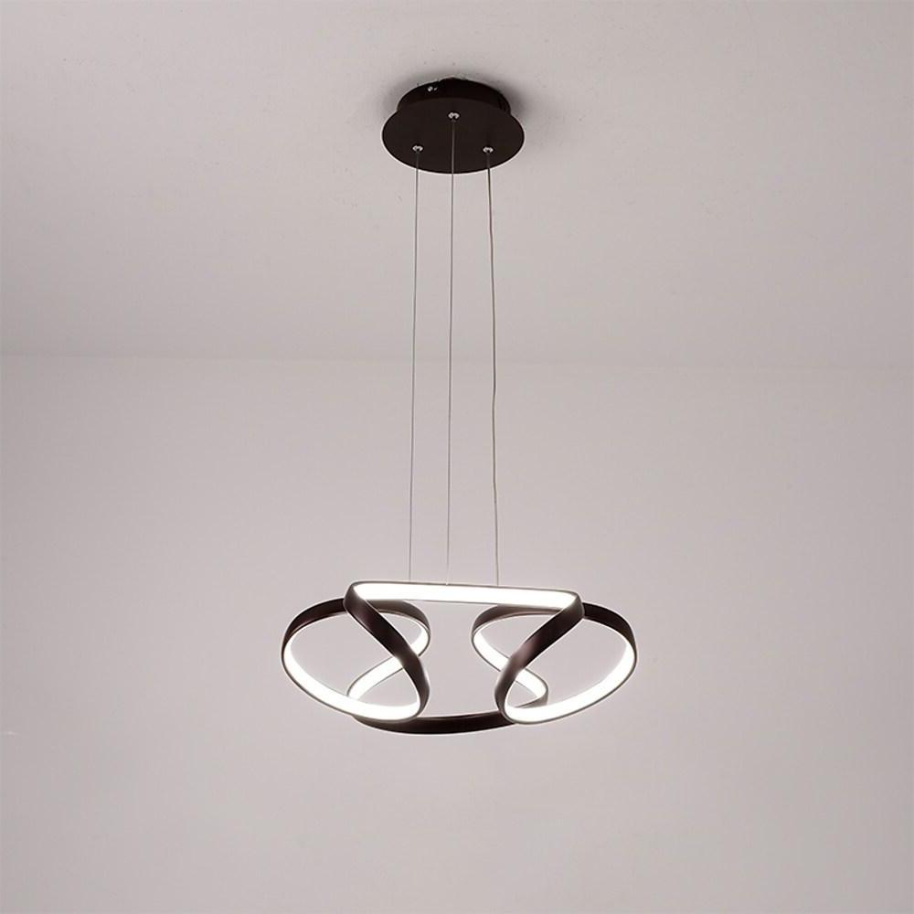 Interwoven Wave Design Gold Sputnik Chandelier – Metal Ceiling Light