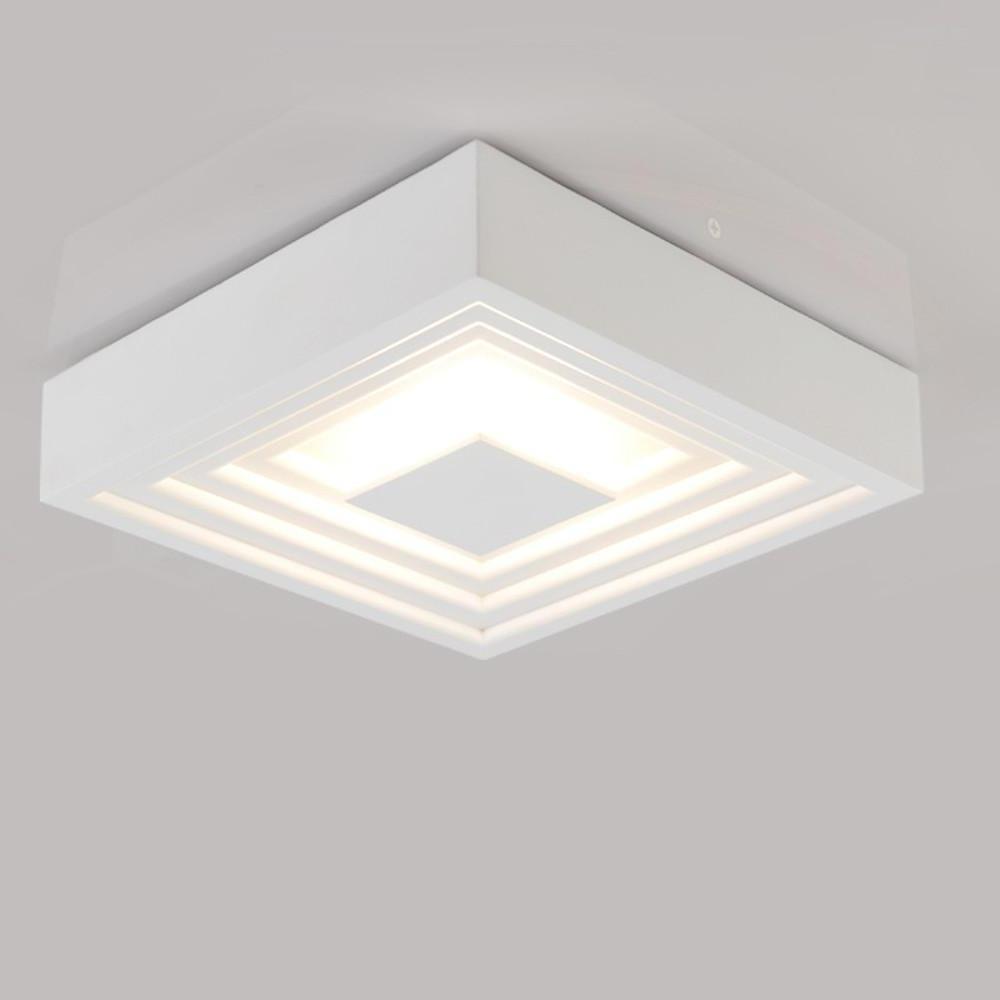 6-Inch Geometric Circles LED Flush Mount Ceiling Light