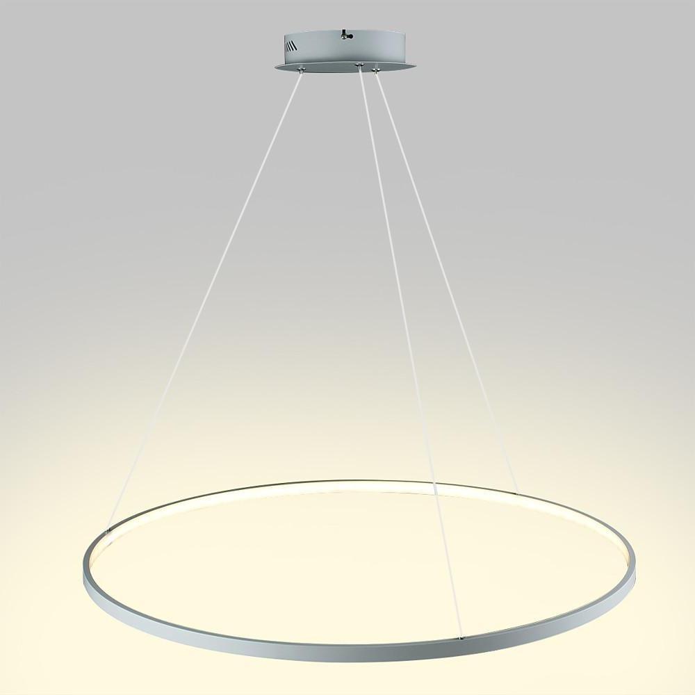 Round Geometric 30 W Single-Ring Integrated LED Pendant – Modern & Dimmable
