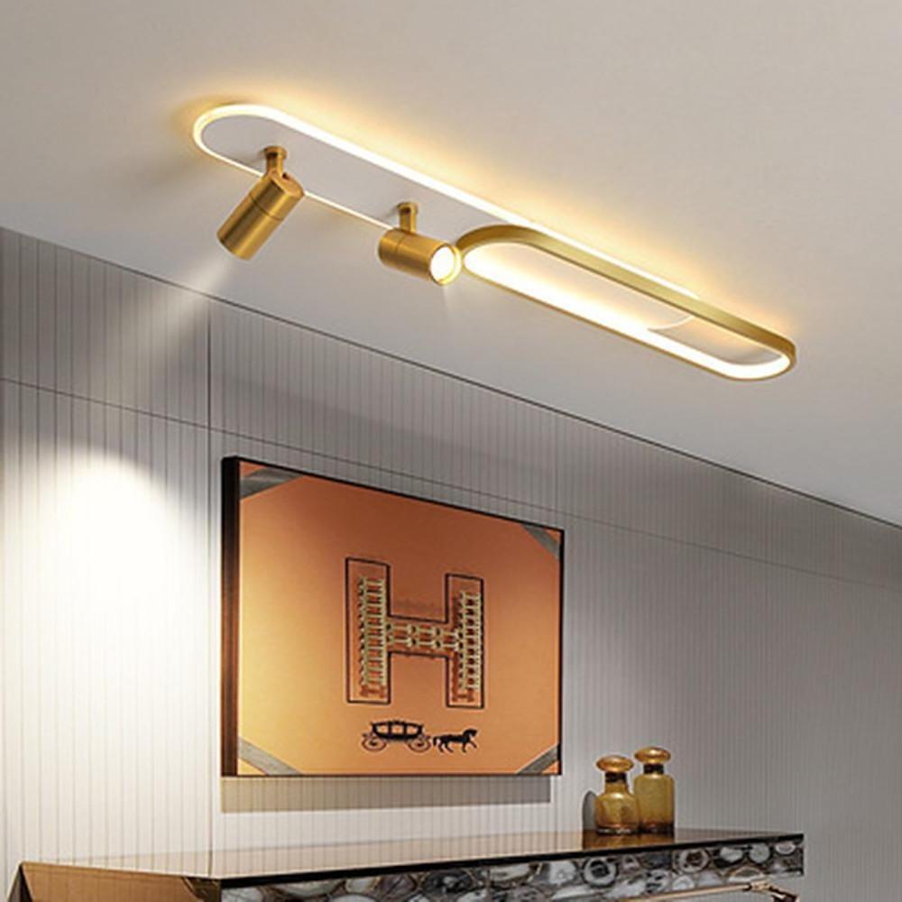 Spotlight Rectangles – Metal Modernist Flush Mount LED Ceiling Light