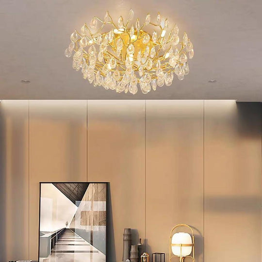 Firefly Sputnik LED Flush Mount Chandelier