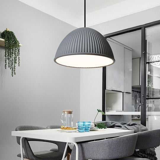 Artistic Dome Modern Pendant Light