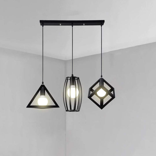 Geometric Shapes LED Modern Pendant Light