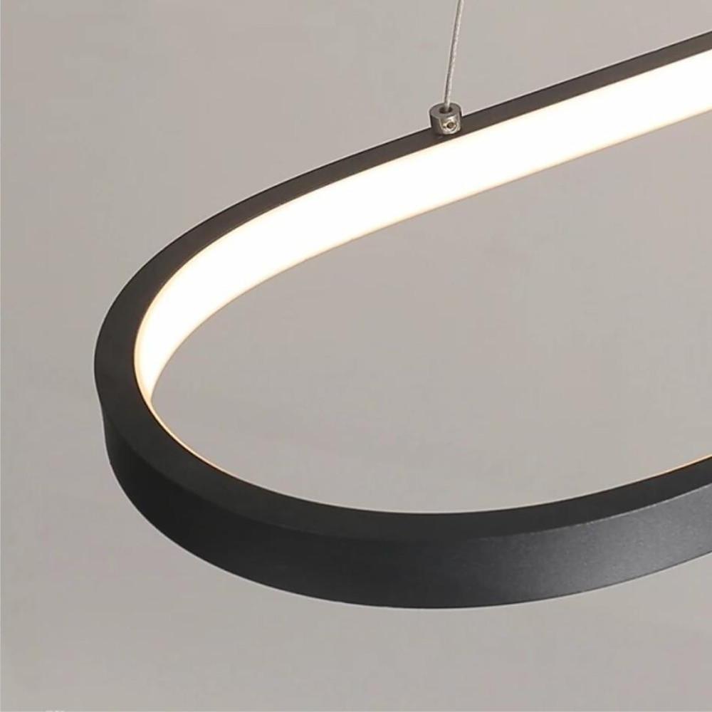 Rounded Rectangle LED Pendant Light for Kitchen