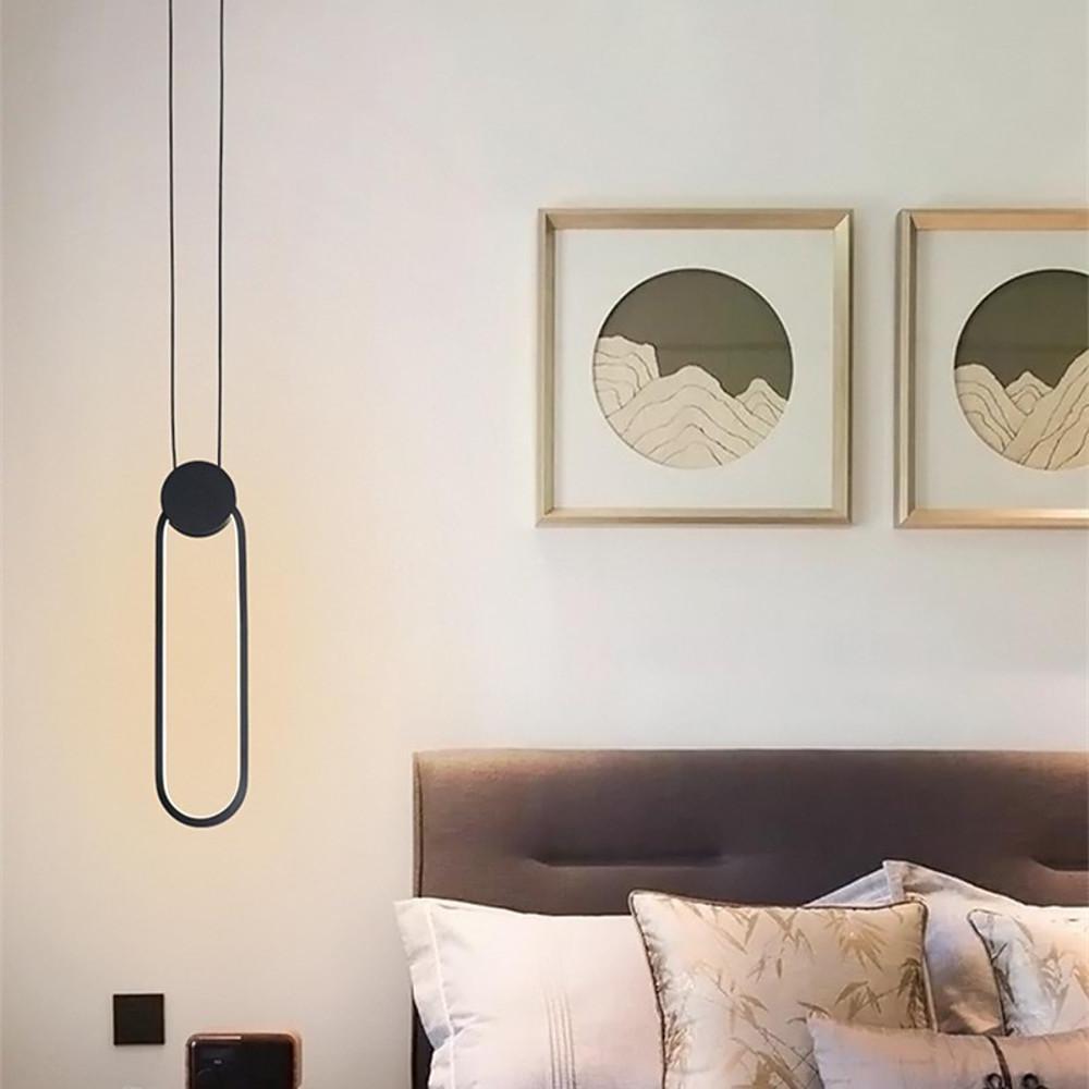 Geometric Shaped Dimmable LED Modern Pendant Light Hanging Lamp