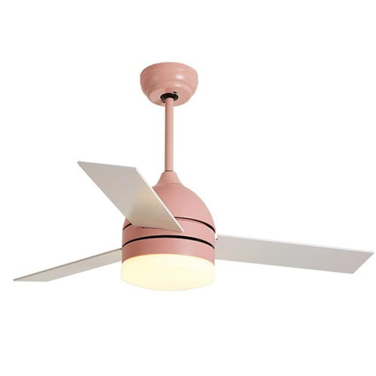 LED Nordic Ceiling Fan with Electroplated Finish