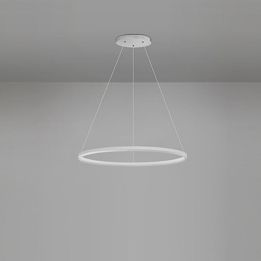 Circle LED Modern Chandelier Pendant Light