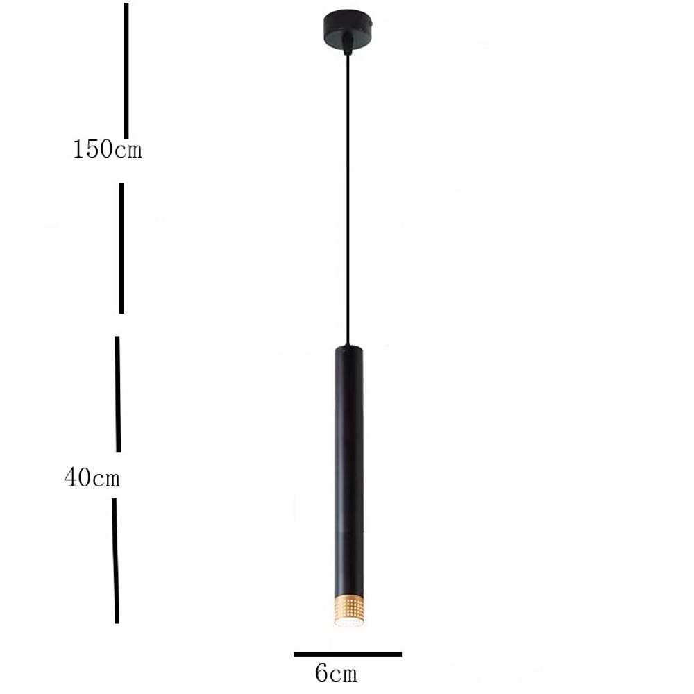 Elongated LED Industrial Linear Metal Pendant Light