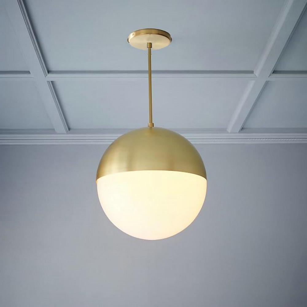 Glass Globe Shaped LED Nordic Pendant Light Chandelier Hanging Lamp