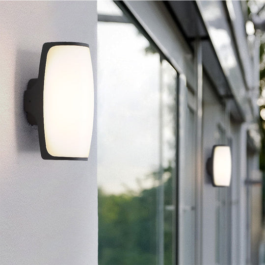 Double-Layer LED Outdoor Wall Lamp Waterproof Modern
