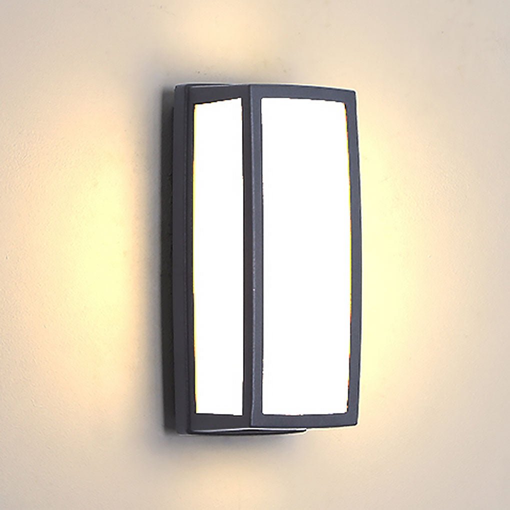 Double-Layer LED Outdoor Wall Lamp Waterproof Modern
