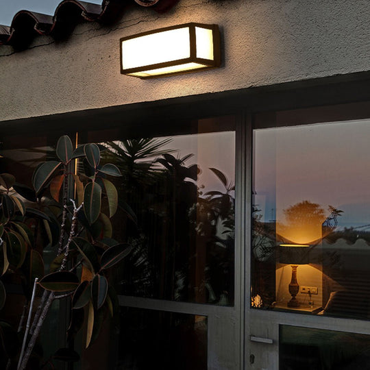 Double-Layer LED Outdoor Wall Lamp Waterproof Modern