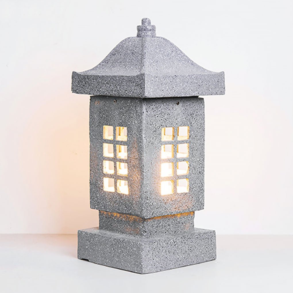 Sturdy Imitation Stone Outdoor LED Landscape Pillar Light