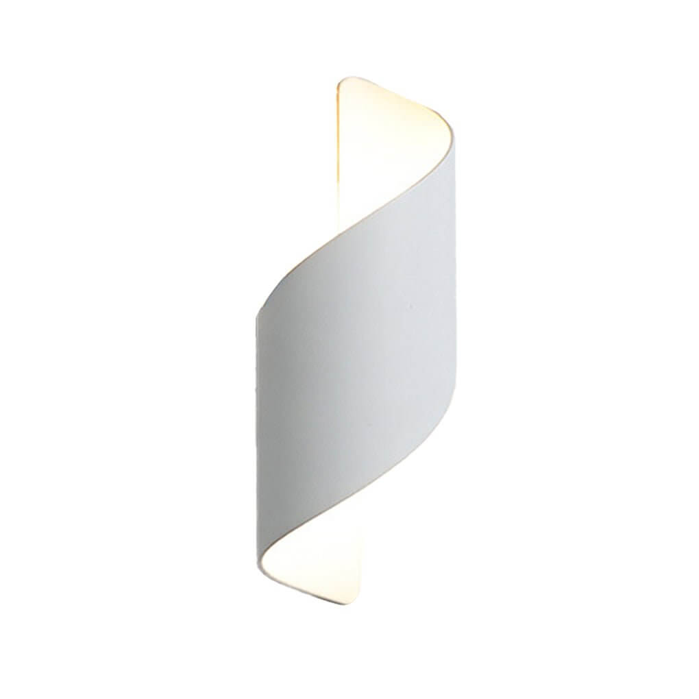 Spiral Design LED Waterproof Wall Light with Up and Down Lighting