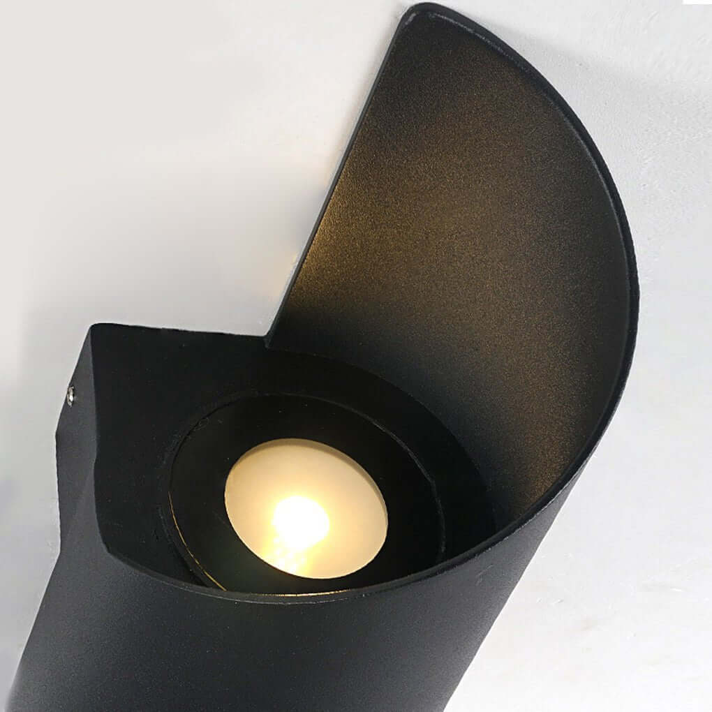 Spiral Design LED Waterproof Wall Light with Up and Down Lighting