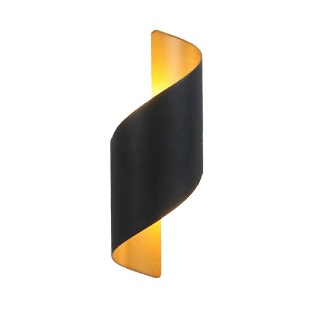 Spiral Design LED Waterproof Wall Light with Up and Down Lighting