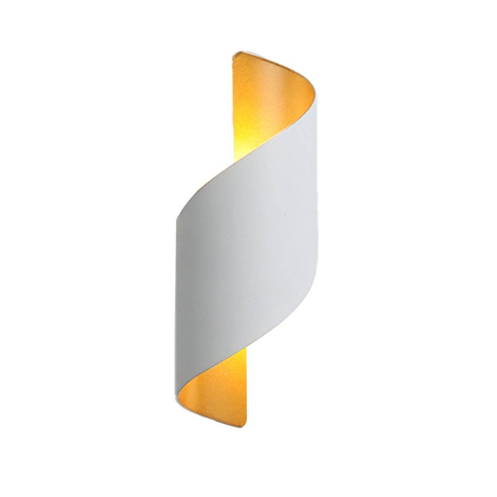 Spiral Design LED Waterproof Wall Light with Up and Down Lighting