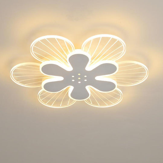 Novelty Stylish Flower LED Flush Mount Ceiling Light – Bedroom