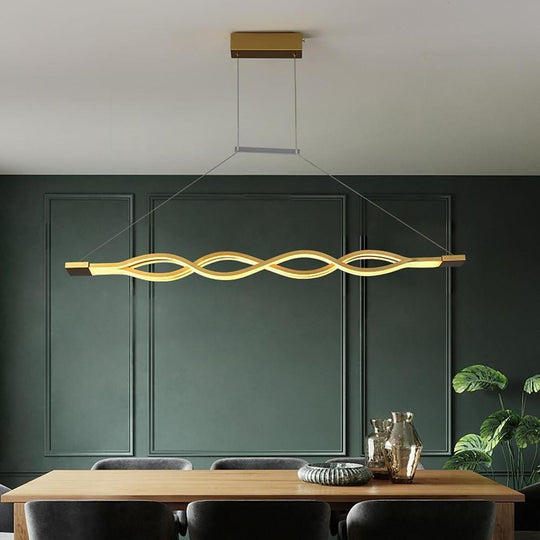 Multiwave LED Nordic Dining Chandelier