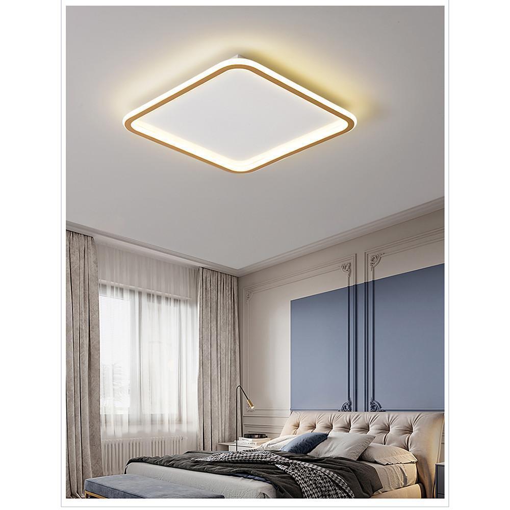 Minimalist Square and Circular Dimmable LED Flush Mount Ceiling Light