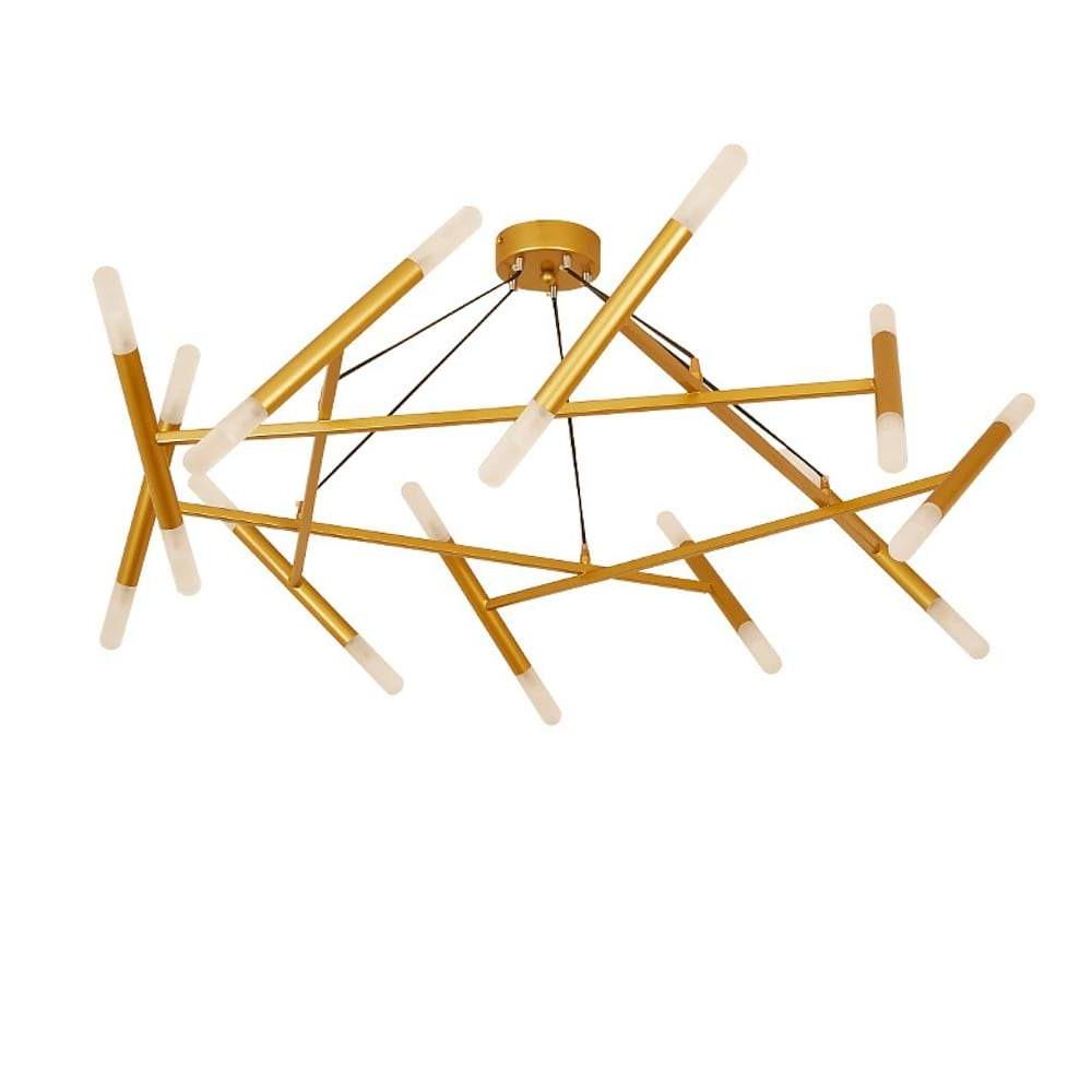 Creative Metal Design 16-Light LED Industrial Chandelier