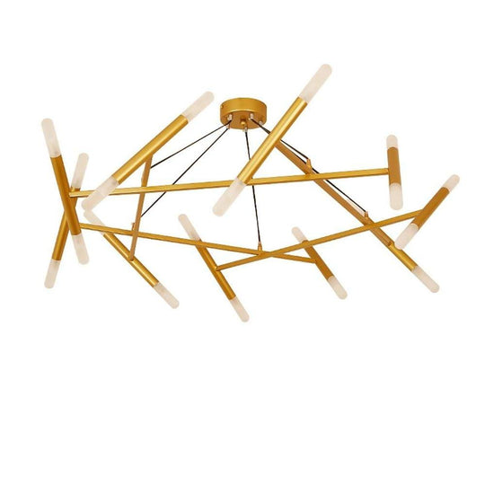 Creative Metal Design 16-Light LED Industrial Chandelier