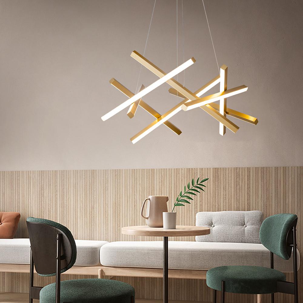 8-Light Modern LED – Sputnik Chandelier Stylish Ceiling Lighting